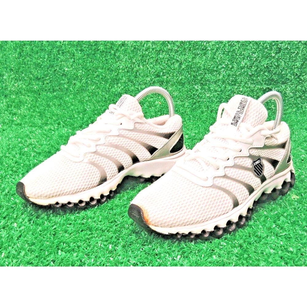 K-Swiss Tubes Comfort 200Low Top Running Sneakers Womens Sz 7.5 White 97112-107